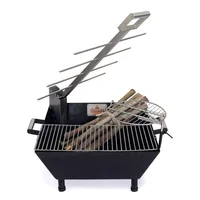 Asador A Carbón En Cruz30X50Cm Volcano