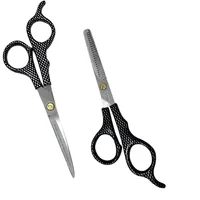 Kit Tijeras de Corte Profesional Lisa y Entresacadora Turbox Carbon