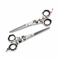 Kit Tijeras de Corte Profesional Lisa y Entresacadora Turbox Chick