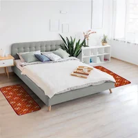 Tapete Flores Combox2 P Cama 50x100 Rosado