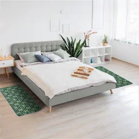 Tapete Flores Combox2 P Cama 50x100 Verde