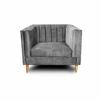 Poltrona Parma Vittal Pers 1 Puesto Gris Claro Sin Patas Hc