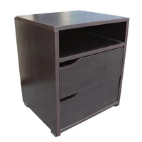 Mesa De Noche Chaflan 2 Cajones 40X47X35Cm