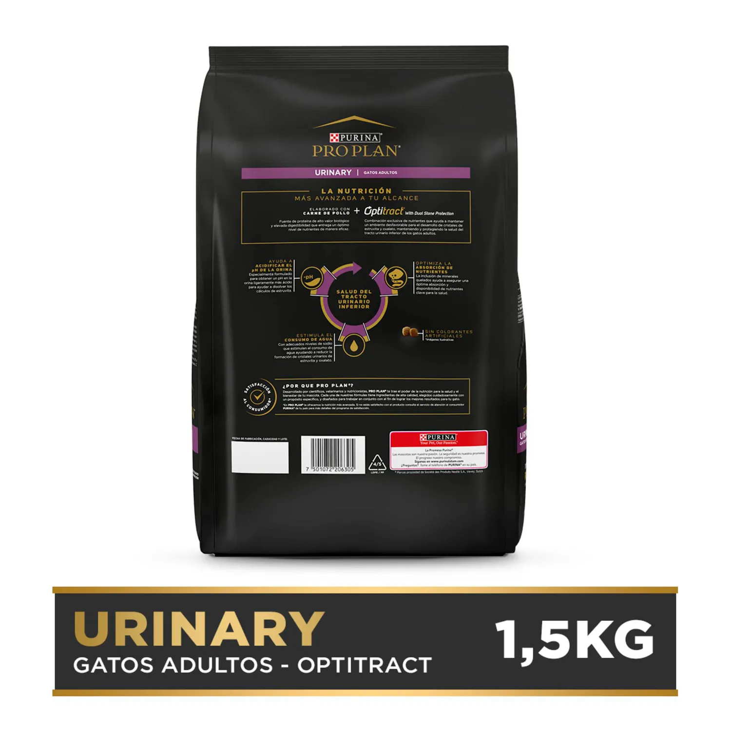 Comida Seca Para Gato Excellent Urinary 1.5kg 3