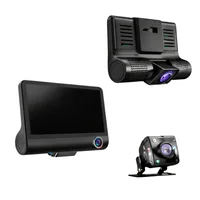 Video Camara DVR para Carro 3 Lentes Frontal y Reversa Interno Genérico