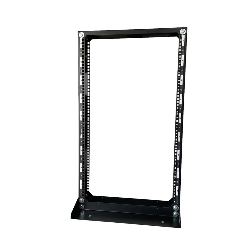 Rack Abierto Sencillo Formato 19 Pulgadas de 90 cm Negro Dyminel Group ...