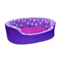 Cama Para Perro 57x53x16 cm Mediana Am Mascotas (Incluye Comedero)