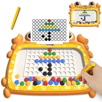 Juego Tablero Magnético Dibujo para Niños Naranja