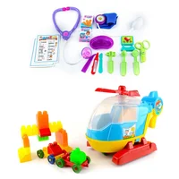 Doble Diversión: Set Médico Infantil + Helicóptero Didáctico