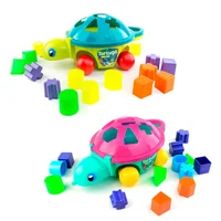 2 Tortugas Didácticas: Bloques Que Potencian La Mente 40pzas