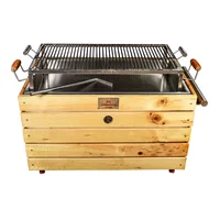 Volcano Asador A Carbón Caja China 55X96Cm Volcano