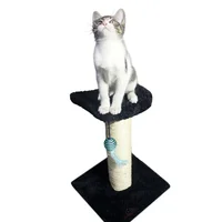 Gimnasio Rascador Para Gatos 30x30x40cm Mediano Negro