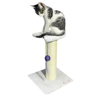 Gimnasio Rascador Para Gatos 30x30x40cm Mediano  Gris