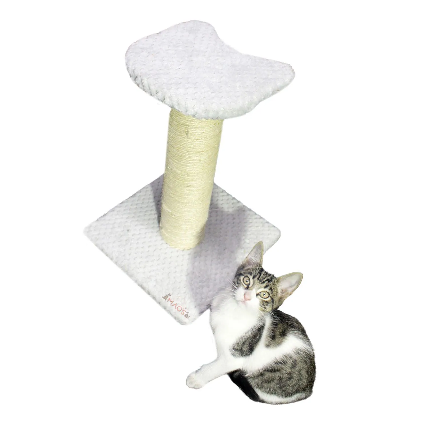 Gimnasio Rascador Para Gatos 30x30x40cm Mediano  Gris