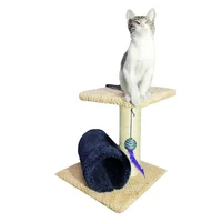 Gimnasio Rascador Para Gatos 35x35x40cm Mediano Beige