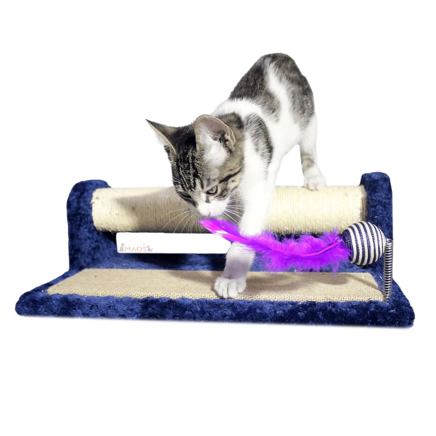 Gimnasio Rascador Para Gatos 42x25x17cm Mediano