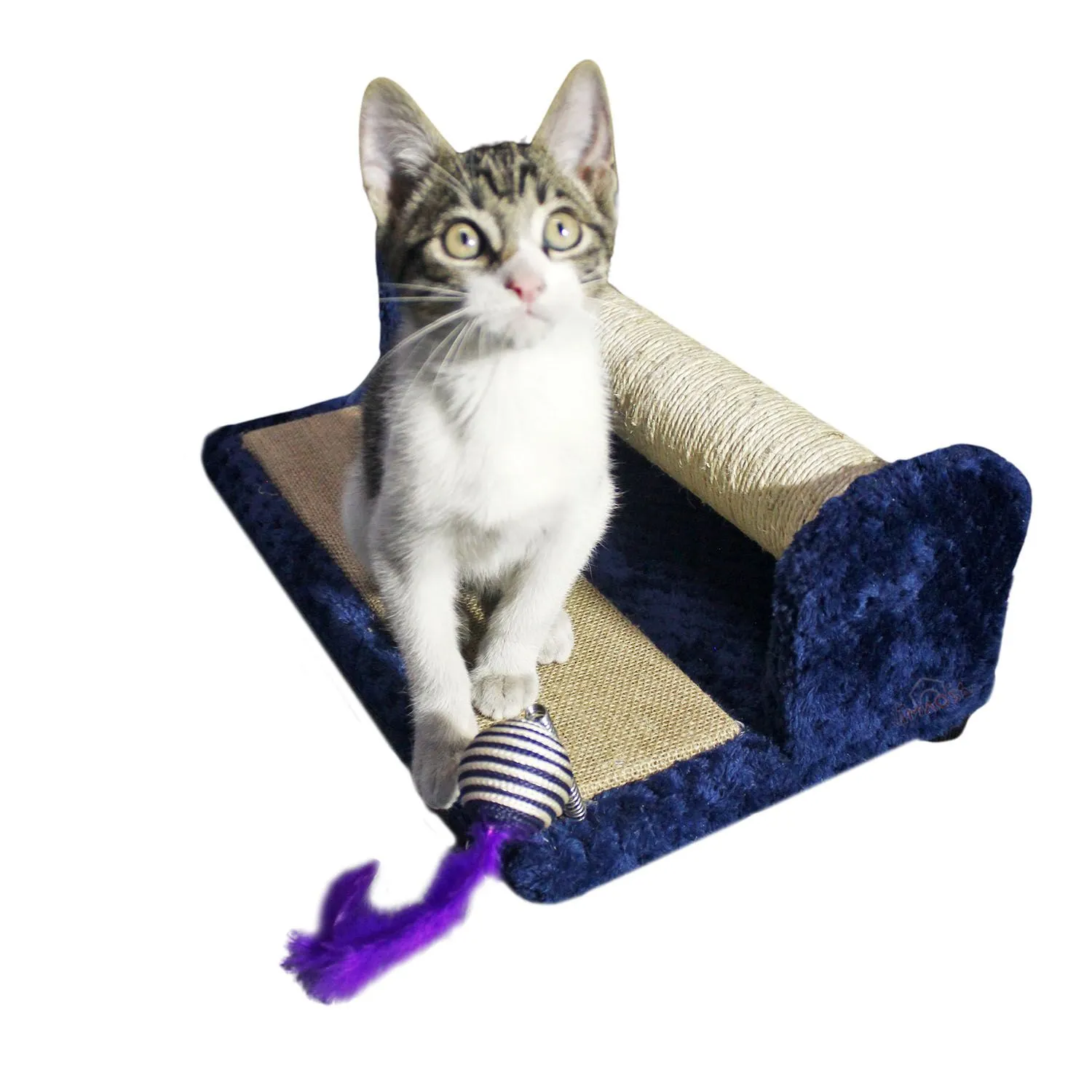 Gimnasio Rascador Para Gatos 42x25x17cm Mediano 3