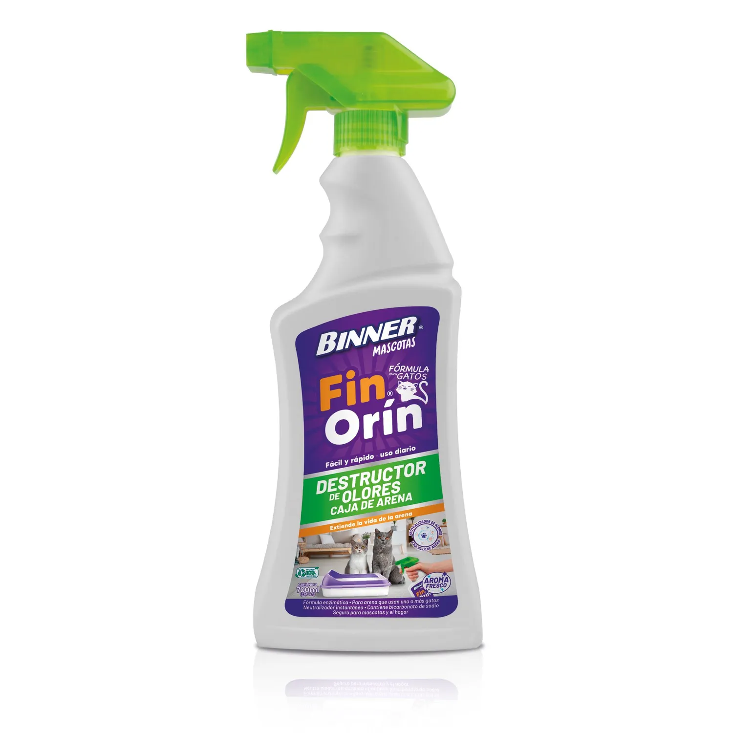 Destructor de Olores Arenero Fresco 700ml Fin Orín 6