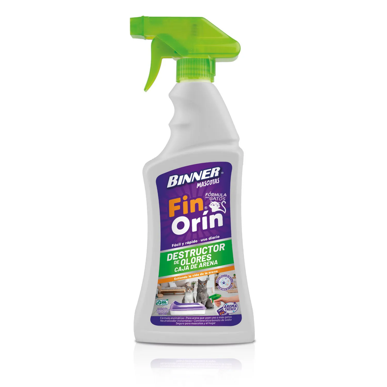Destructor de Olores Arenero Fresco 700ml Fin Orín