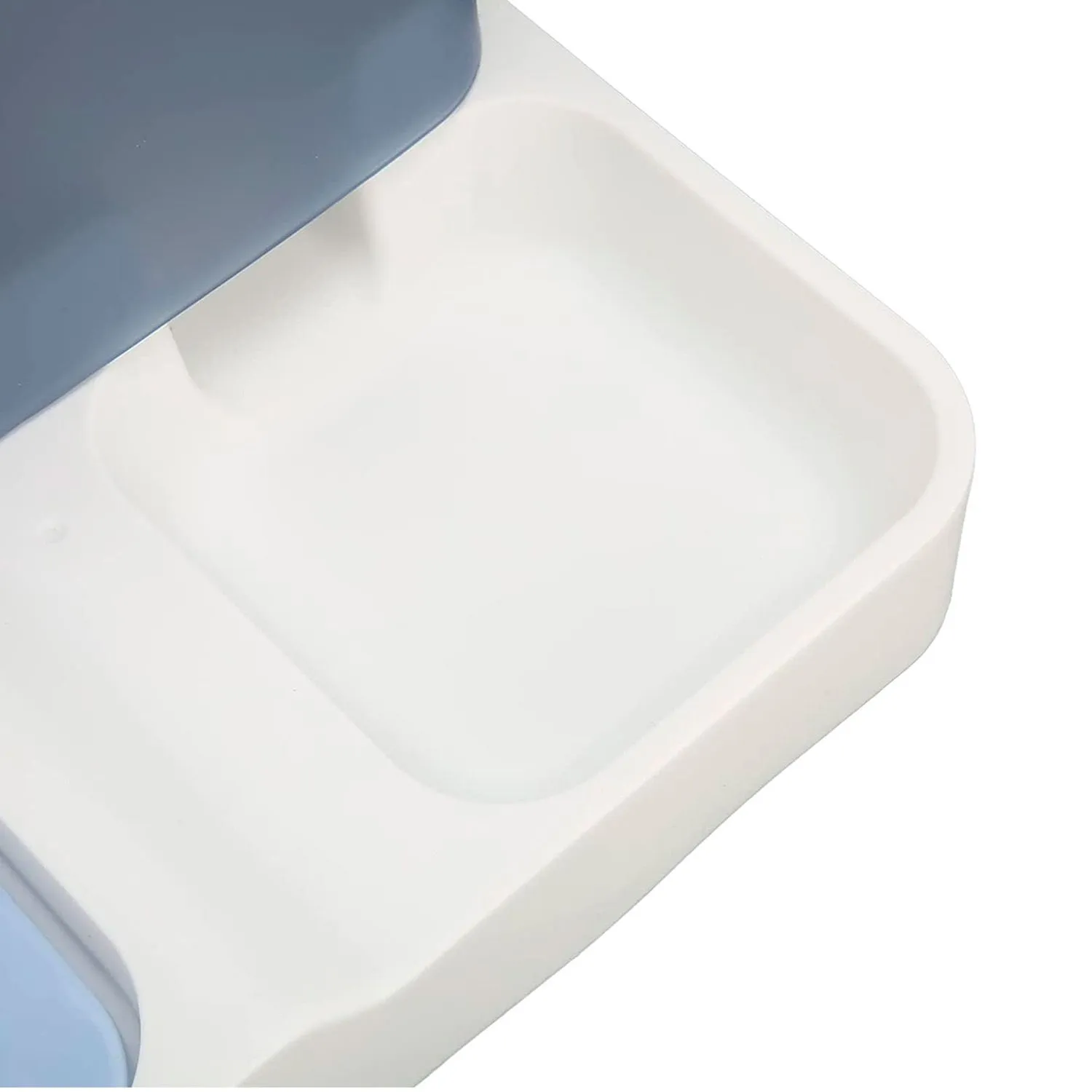 Dispensador Para Perro Dos En Uno De Comida Y Agua Azul Sube 3