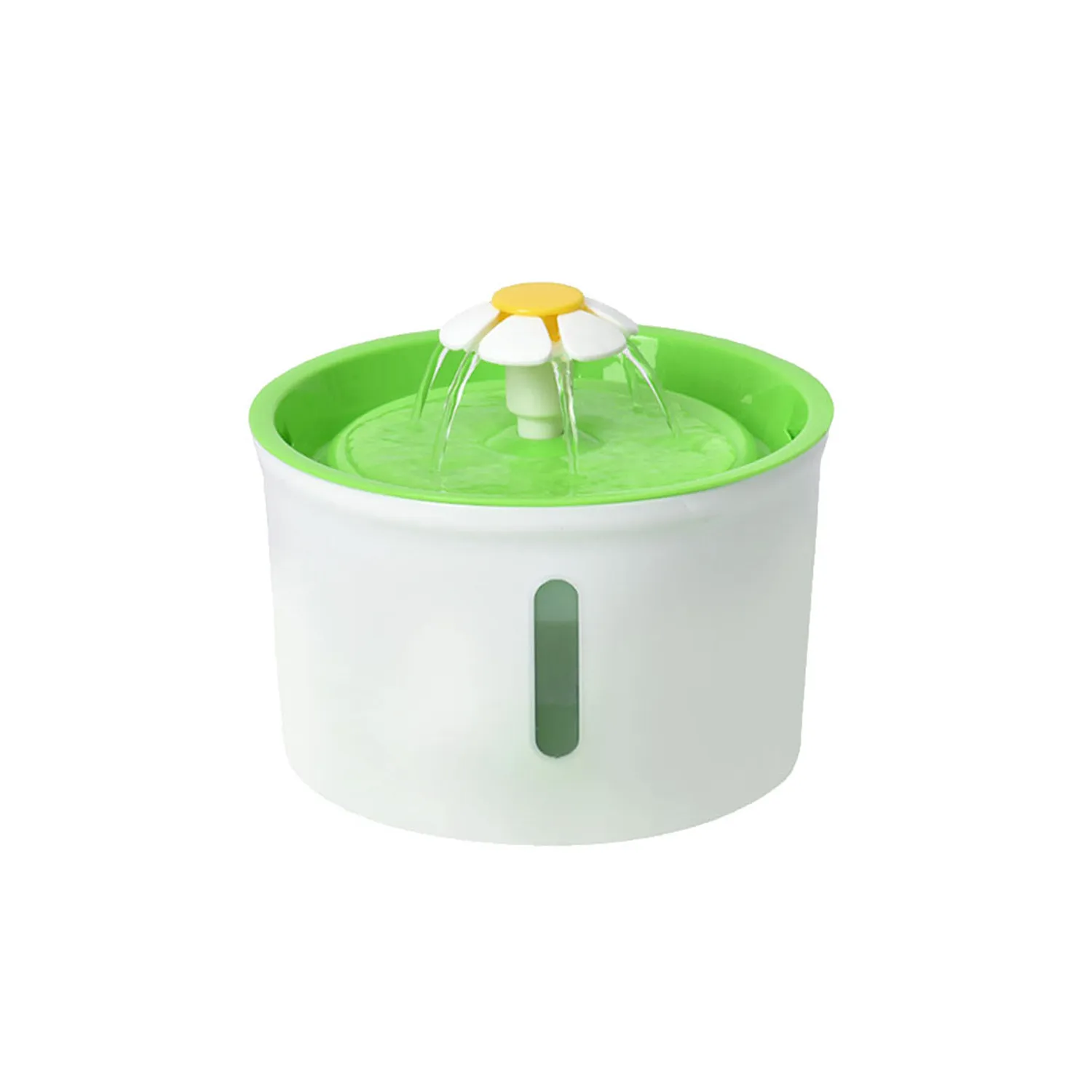 Fuente De Agua Para Perro Purificadora Con Filtro 1.6 Lt Verde