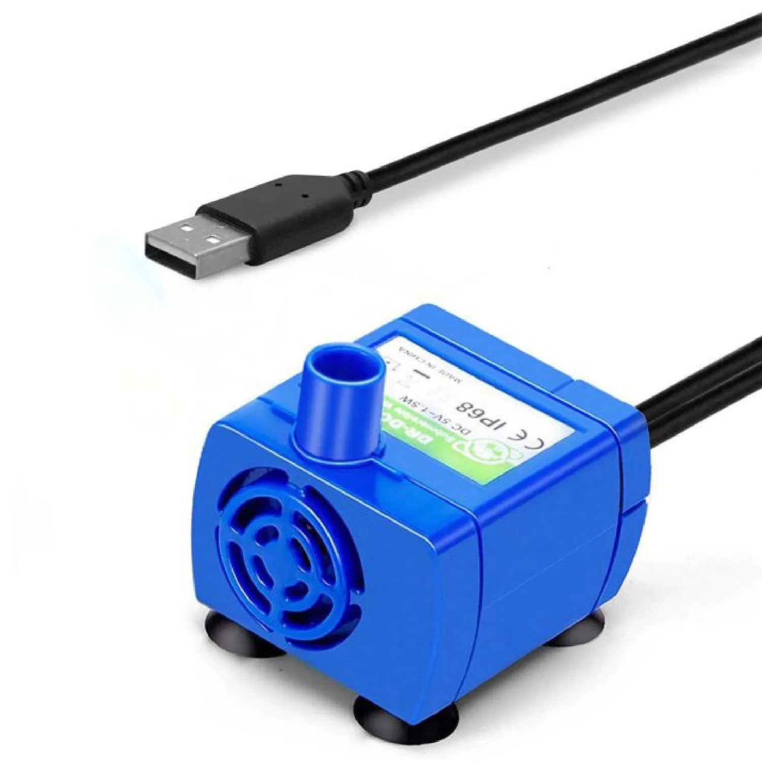 Fuente De Agua Para Perro Purificadora Con Filtro 1.6 Lt Azul 9
