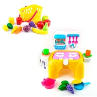 Kit Cocina 39 Pzas: Canasta Frutas + Cocina Integral Silla