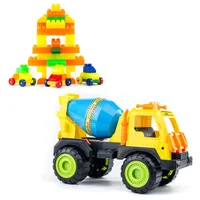 Kit: Yumbo Bloques Armatodo 250 Pzas + Volqueta Mezcladora