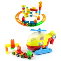 Granja + Helicóptero: Armatodo Didáctico Familiar 130 Pzas