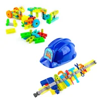 Kit: Constructor 3d de 100 Pzas + Set Herramientas Cinturón