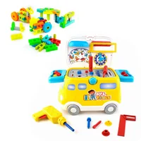 Kit Construcción 3d+ Autobús Herramientas: Bloques de Juego