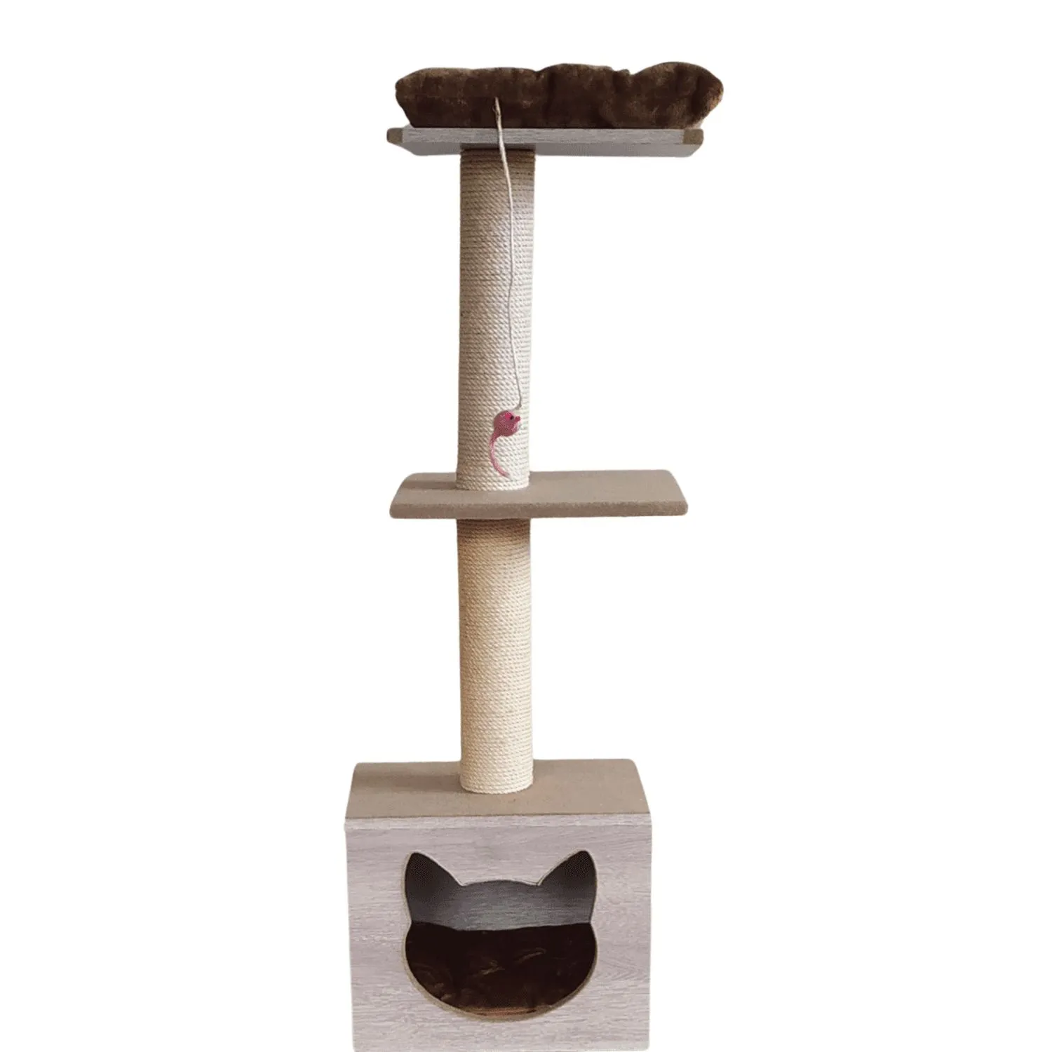 Gimnasio Para Gatos 2 PisoS 40x34x110cm PequeñoSURTID