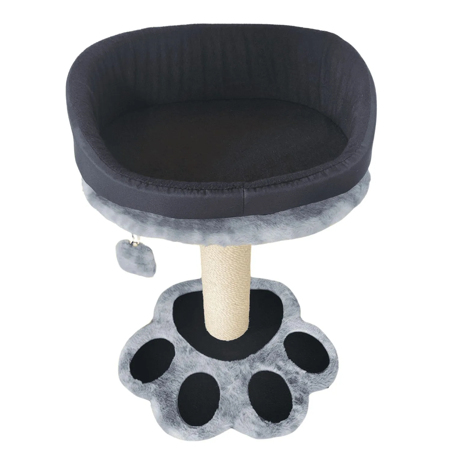 Cama Con Huella Para Gatos 46x46x57cm Pequeño