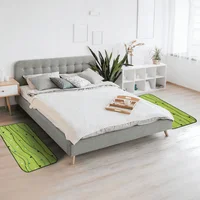 Tapete Lineas Combox2 Pie de Cama 50x100 Verde