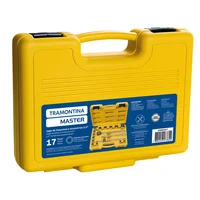 Juego de Dados Estriados 17 Piezas 1/2 Pulgada Master en Maletín Tramontina