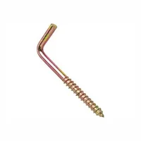 Cancamo Tipo L Plateada Con Zinc de 35x13x3mm
