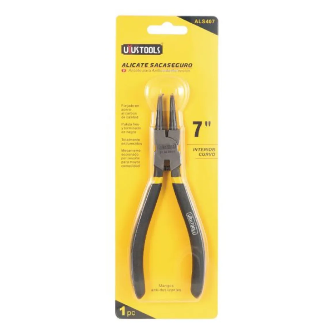 Alicate Saca Pines de 7 Pulgadas a 45 Grados con Mango PVC Negro ...