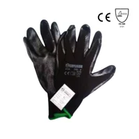 Guante Nylon Con Capa Nitrilo Negro 9" Set X 24 Superior