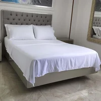 Juego de Sábanas para Cama Sencilla Microfibra Blanco Set X 5 Unidades