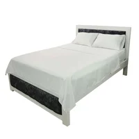 Juego de Sábanas para Cama Queen Microfibra Blanca Set X 5 Unidades