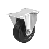 Rodachina Rueda Hule 4'' Toolcraft 55 kg Fija x 2 Unidades