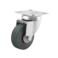 Rodachina Rueda Pvc 2'' Toolcraft 35 kg Móvil Con Freno x 4 Unidades