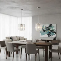 Lámpara Colgante Cromo 1 Luz E27 40w