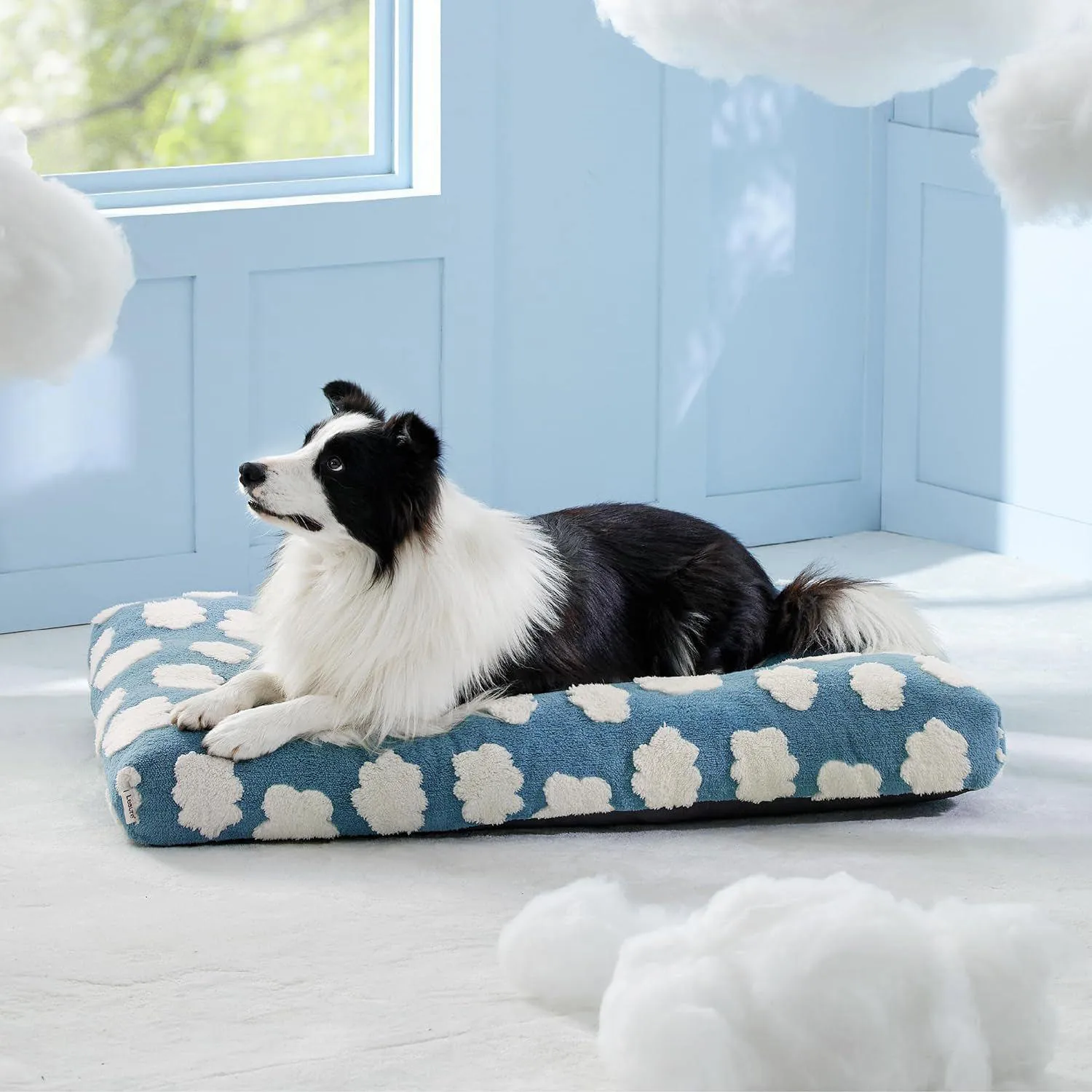 Cama para Perros de Espuma Triturada Gruesa