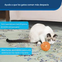 Juguete para Gatos Pelota Interactiva Alimentador Lento Plástico 9 cm PetSafe