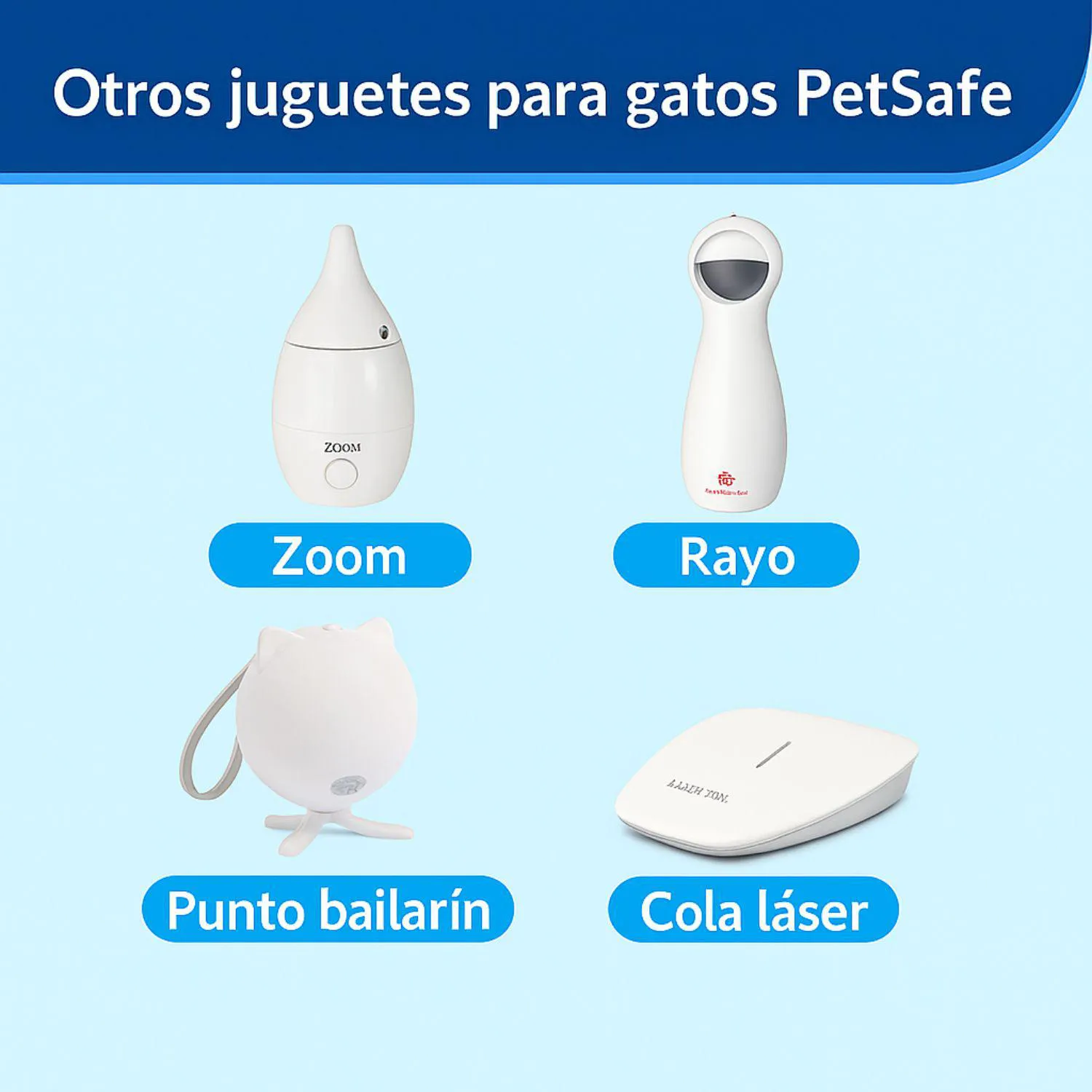 Juguete para Gatos Pelota Interactiva Alimentador Lento Plástico 9 cm PetSafe 4