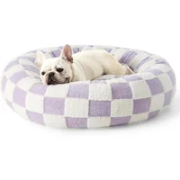 Cama para Perros Pequeños Redondas Con Felpa Lanuda