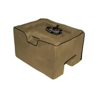 Asiento Automovil Para Perros 46x36x28cm Pequeño Marrón