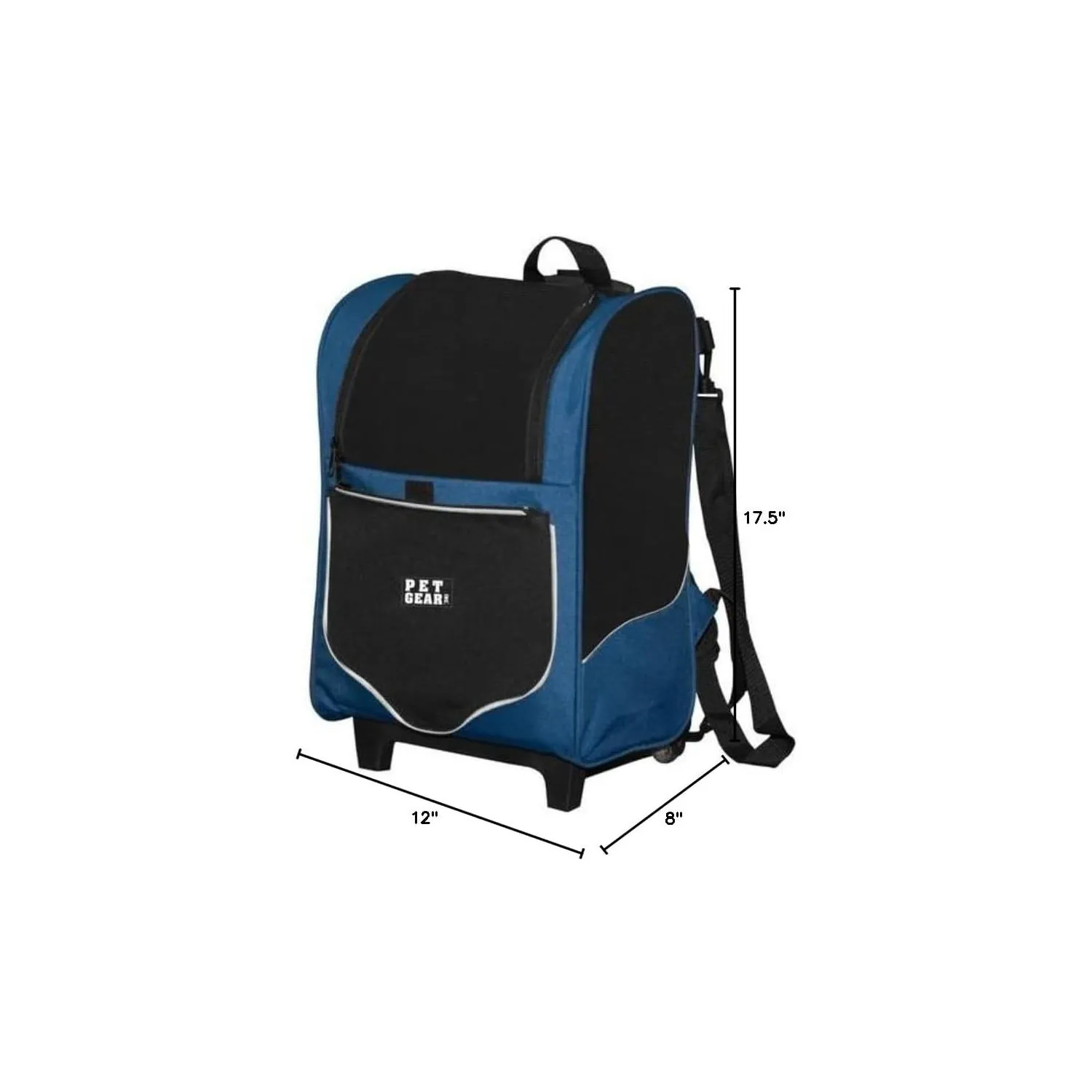 Mochila Para Mascotas 47x31x21cm Mediano Azul 4