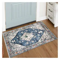 Alfombra Tribal Bohemia Color Azul de 0.61x0.91 m Lahome